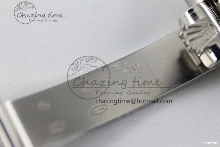 Edition 40mm 904L TWF A2836 SS Ice Date SS on Steel Bracelet Dial 1:1 Day Blue Best 0108